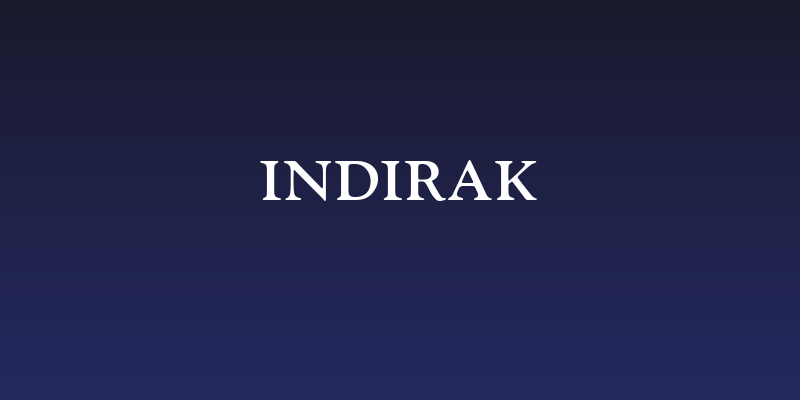 IndiraK Social Header