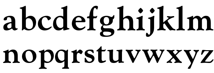 IndiraK Font LOWERCASE