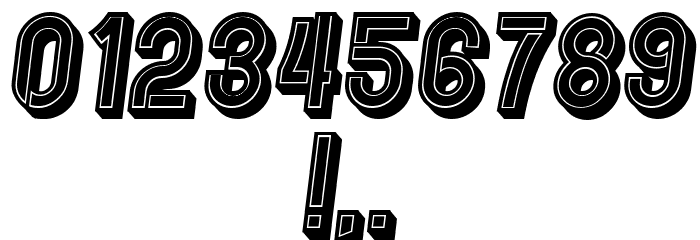 Indirect Implication 3D Filled Italic Fonte OUTROS PERSONAGENS