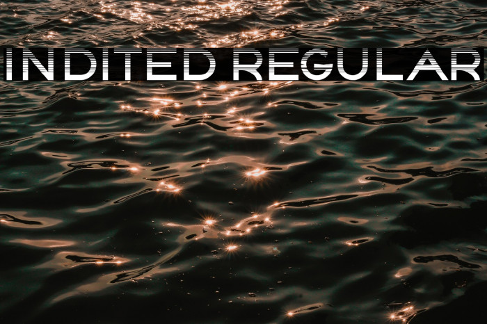 Indited Regular Example 1