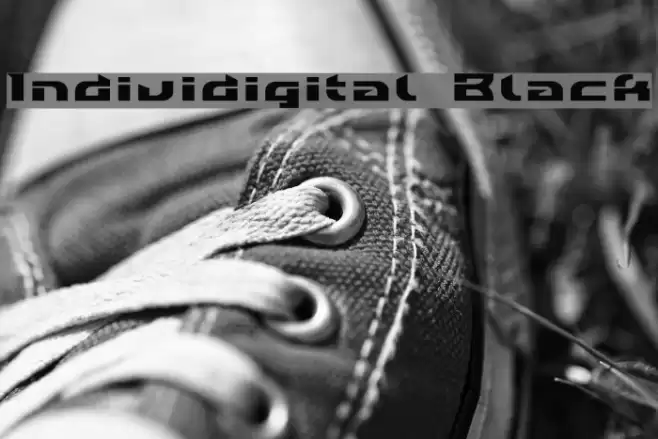Individigital Black Font examples