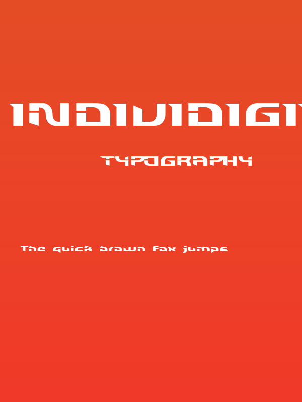 Individigital Black Poster