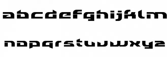 Individigital Black Font LOWERCASE