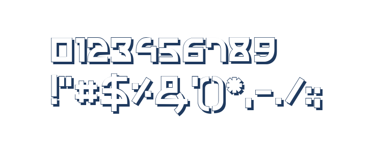 Individigital Shaded Other Characters