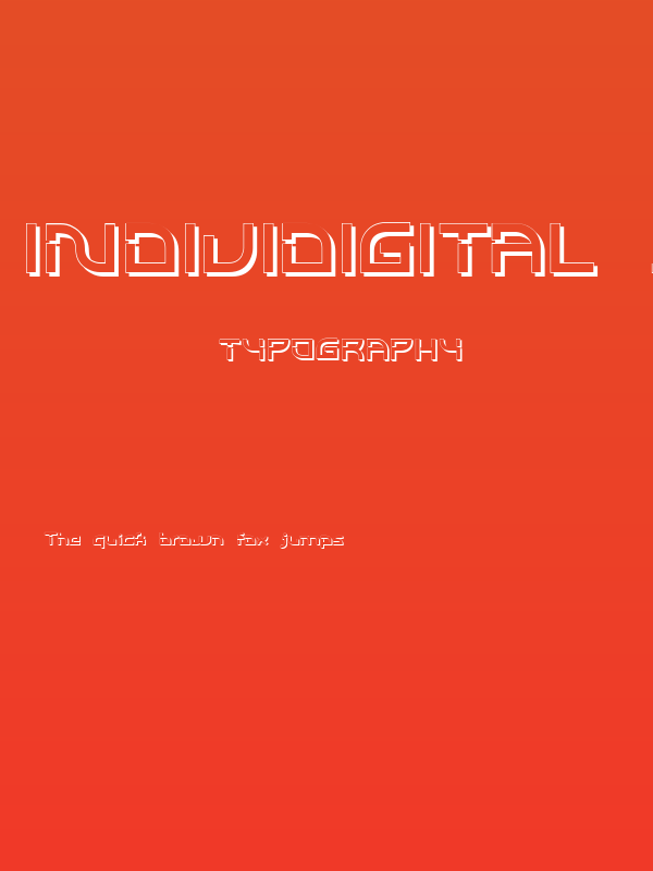 Individigital Shaded Poster