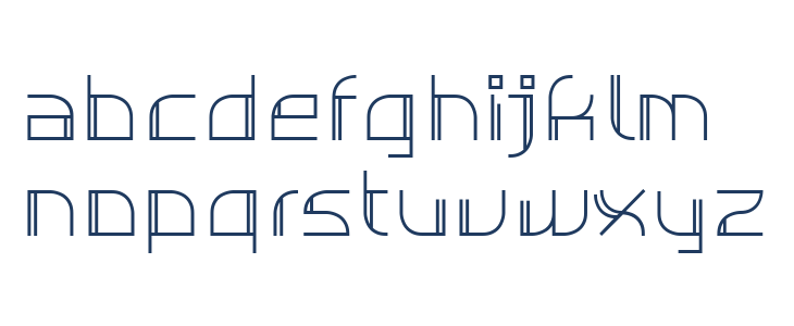 Individigital Thin Lowercase