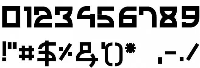 Individigital Font OTHER CHARS