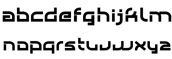 Individigital Font LOWERCASE