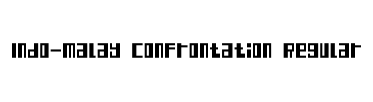 Indo Malay Confrontation Regular Font Ffonts Net