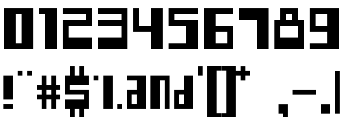 Indo-Malay Confrontation Regular Font OTHER CHARS