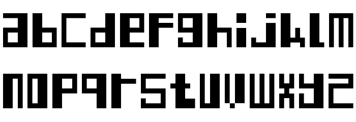 Indo-Malay Confrontation Regular Font LOWERCASE