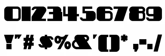 Indochine NF Font Alte caractere