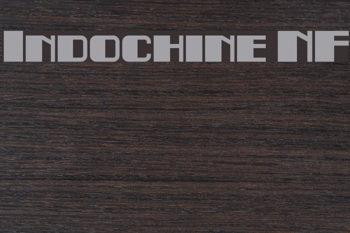 Indochine NF Font examples