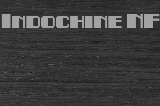 Indochine NF Font examples