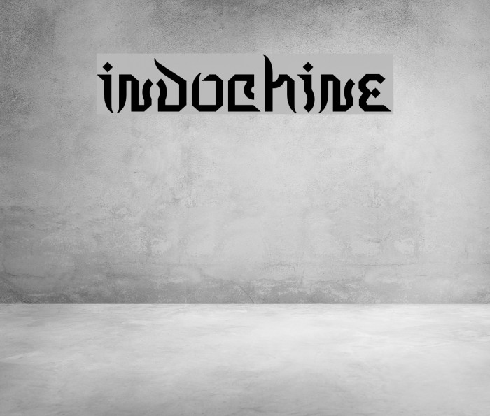Indochine Font examples