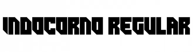 Indocorno Regular  Free Fonts Download
