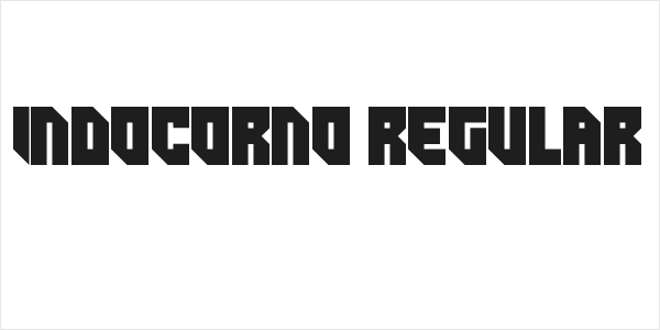 Indocorno Regular Logo