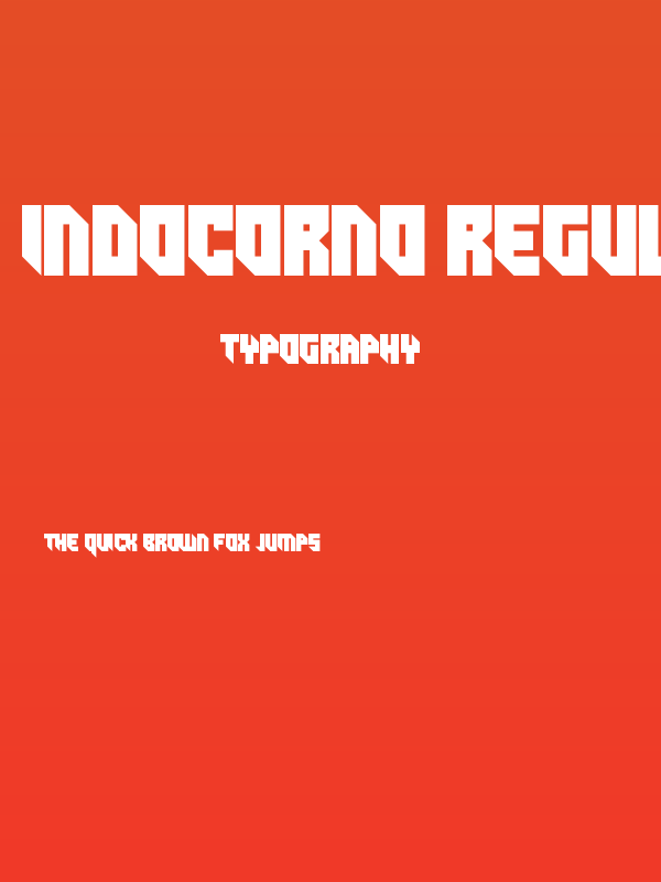 Indocorno Regular Poster
