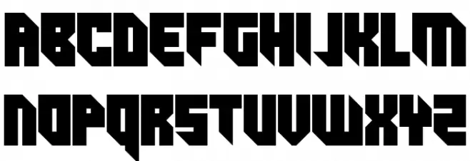 Indocorno Regular Font LOWERCASE