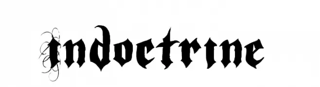 Indoctrine  Frei Schriftart Herunterladen
