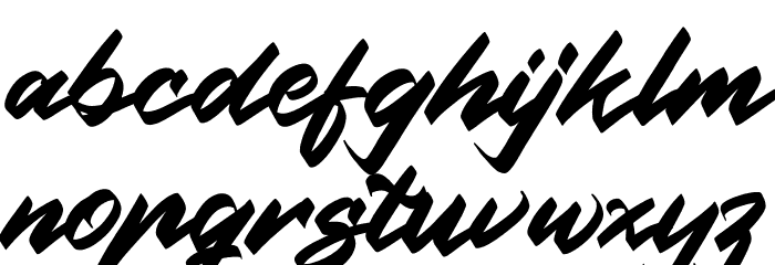 Indonesia Ceriwise Font LOWERCASE