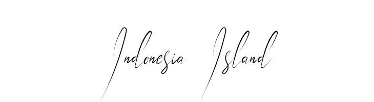Indonesia Island  Frei Schriftart Herunterladen