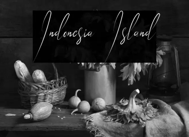 Indonesia Island Font examples