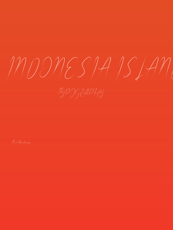 Indonesia Island Poster