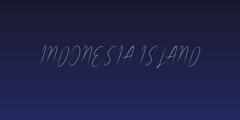 Indonesia Island Social Header