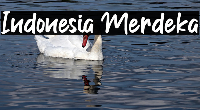 Indonesia Merdeka Font examples