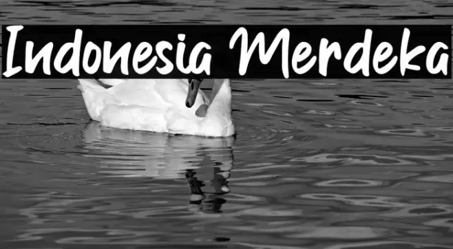 Indonesia Merdeka फ़ॉन्ट examples