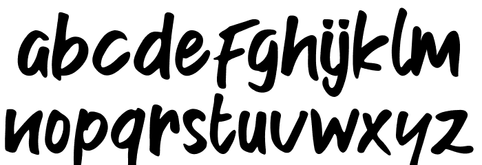 Indonesia Merdeka Font LOWERCASE