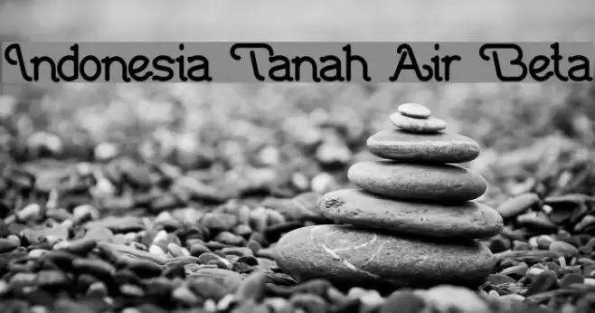 Indonesia Tanah Air Beta Font examples