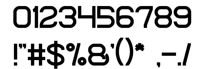 Indonesia Font OTHER CHARS