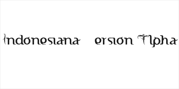 Indonesiana Version Alpha Logo