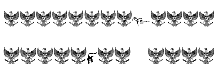 IndonesianaKhatulistiwania Font LOWERCASE