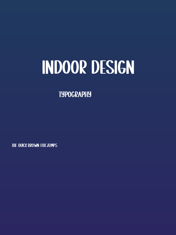 Indoor Design Poster
