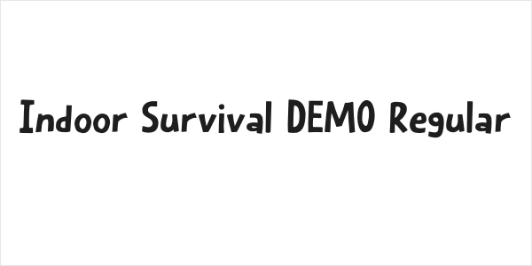 Indoor Survival DEMO Regular Logo