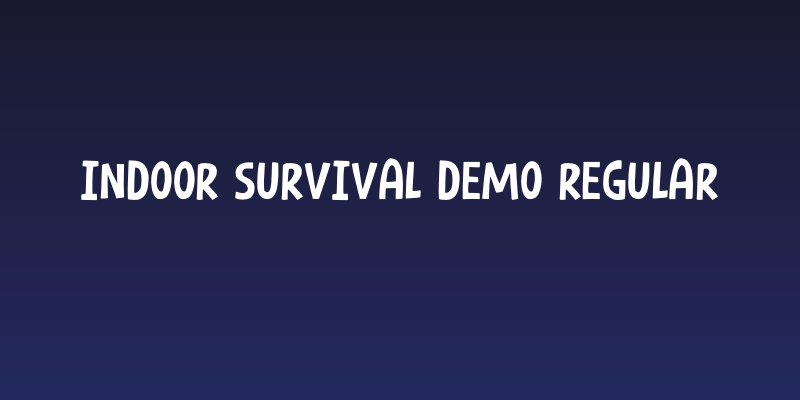 Indoor Survival DEMO Regular Social Header