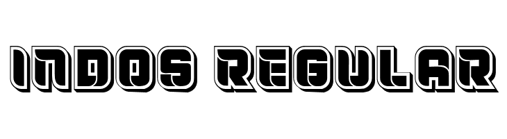 Indos Regular  font caratteri gratis