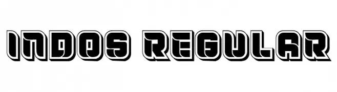 Indos Regular  Frei Schriftart Herunterladen