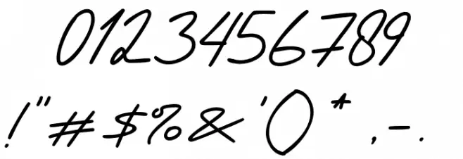 Indosign Font OTHER CHARS