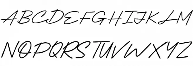 Indosign Font Litere mari