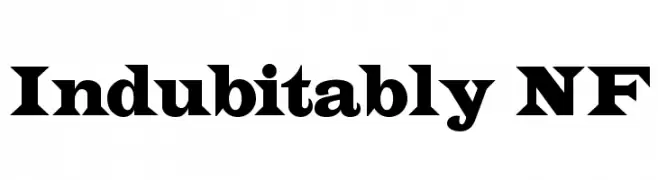 Indubitably NF  Frei Schriftart Herunterladen