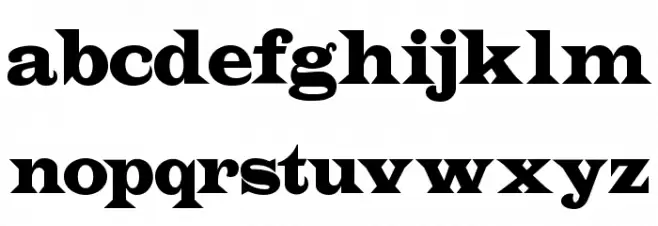 Indubitably NF Font LOWERCASE