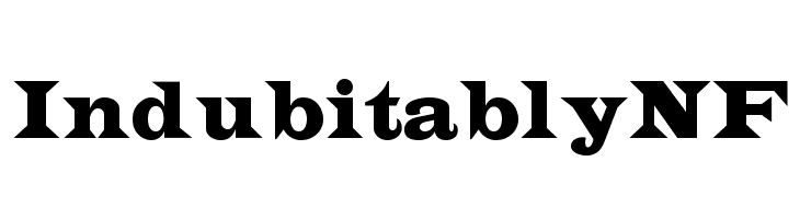 IndubitablyNF  免费字体下载