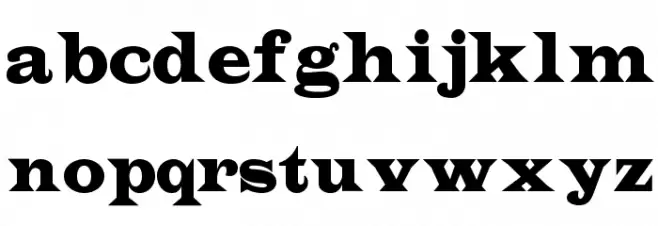 IndubitablyNF Font LOWERCASE
