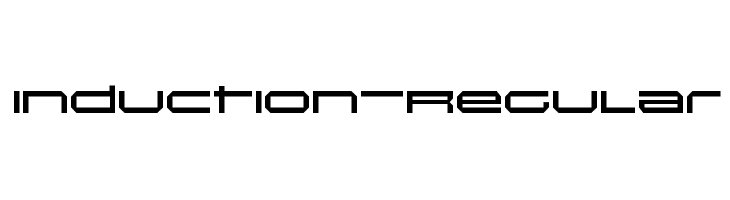Induction-Regular  font caratteri gratis
