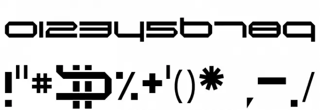 Induction-Regular Font OTHER CHARS