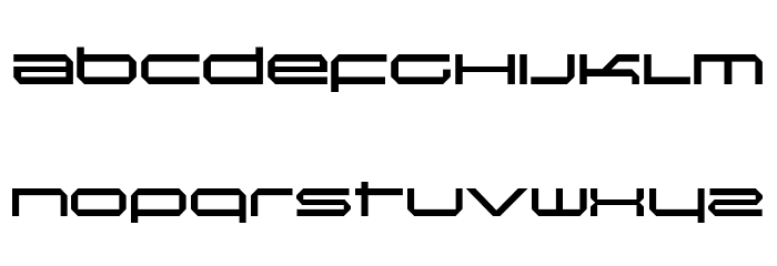 Induction-Regular Font LOWERCASE